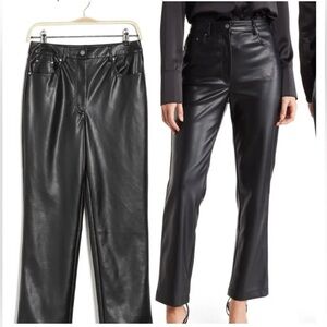 Anthropologie Avec Les Filles Faux Leather Pants/ Size Large